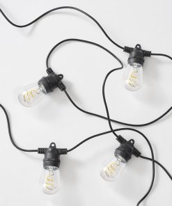 Spiral Solar String Lights